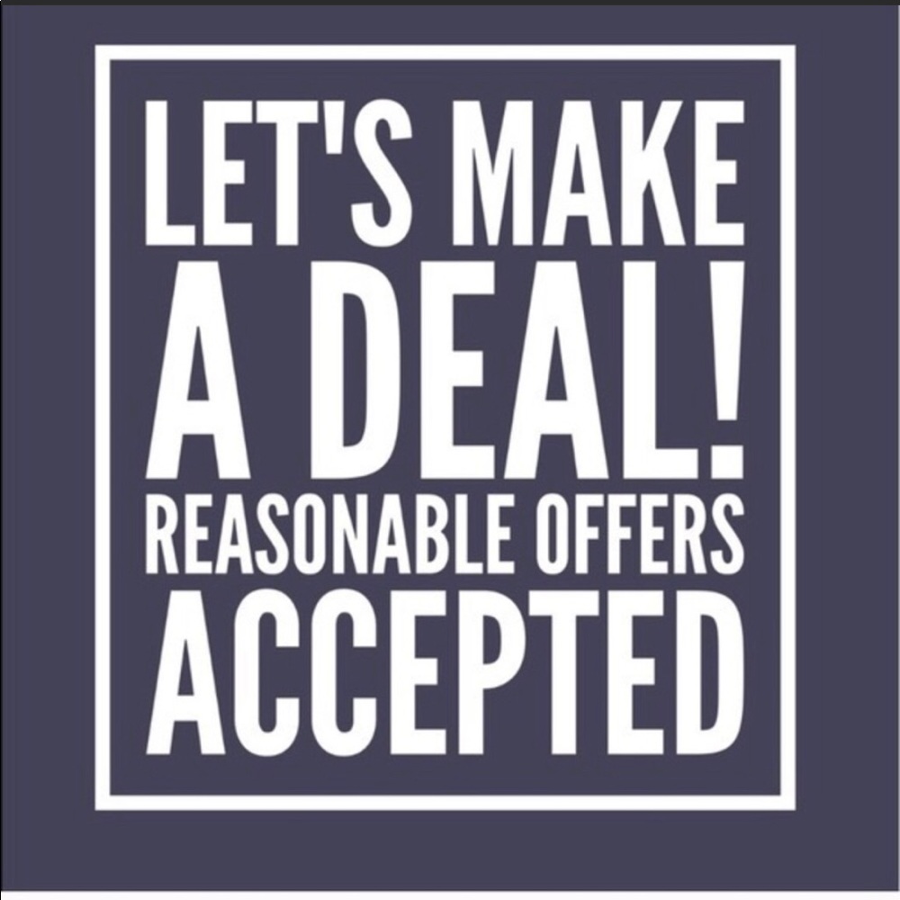 Offers always welcomed